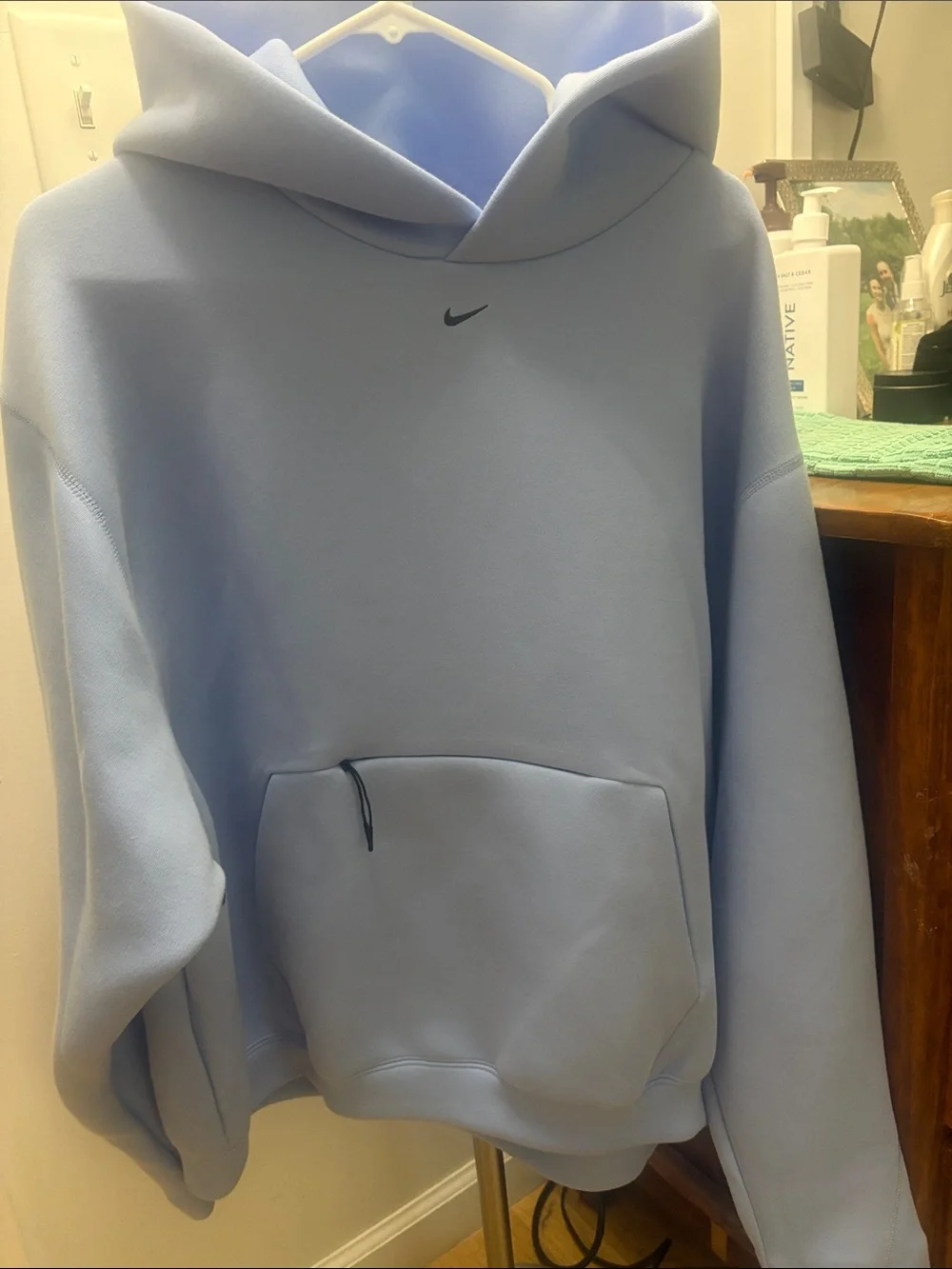 Nike Tech Light Blue Pullover Hoodie